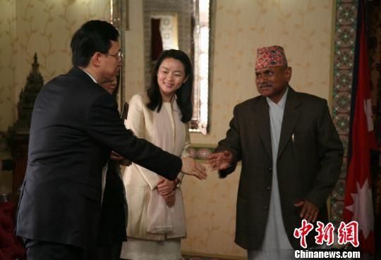 尼泊爾總統(tǒng)會(huì)見(jiàn)中國(guó)云南新聞代表團(tuán)