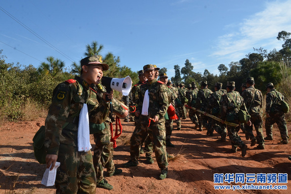 武警云南省森林總隊(duì)500新兵野營(yíng)拉練迎戰(zhàn)森林防火期