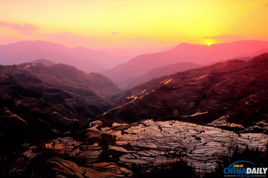 云南元陽自駕攝影之旅：哈尼梯田三月春夢(mèng)幻