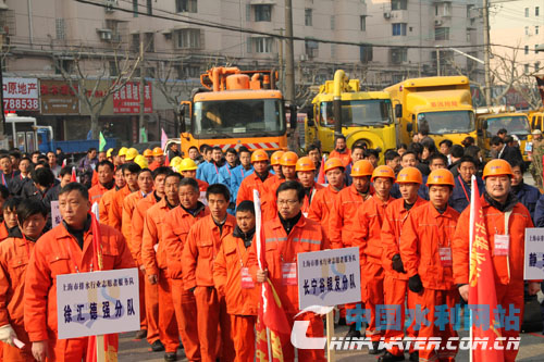 上海排水行業(yè)冒寒組織“百團大戰(zhàn)”解民憂