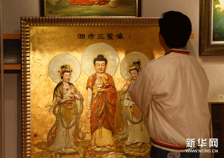 浙江省非物質(zhì)文化遺產(chǎn)精品展亮相臺北 圖
