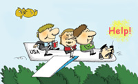 Larger passengers hit airline profits