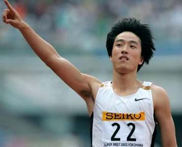 Liu Xiang stars in Seiko Super Track and Field 2005 