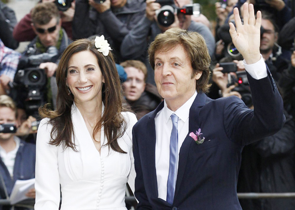 McCartney weds for third time