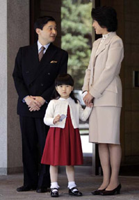 日本愛子公主長大了！家門口公開亮相