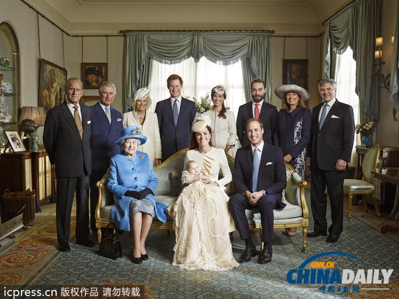 英國(guó)喬治小王子受洗
