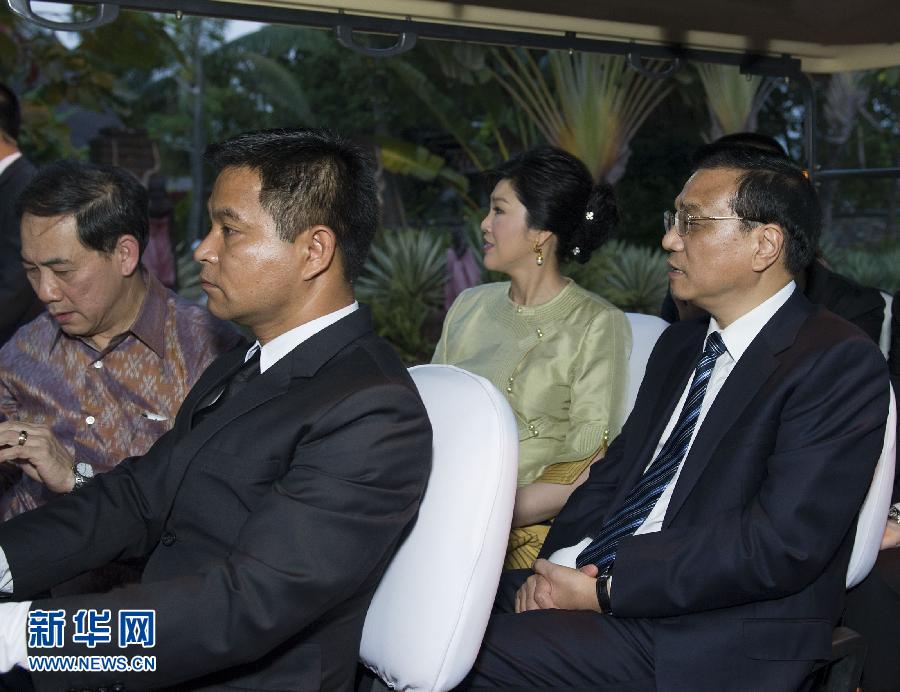 李克強(qiáng)參觀清邁園博園