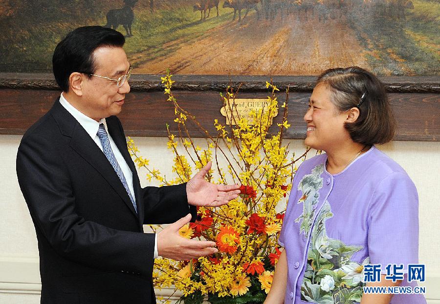 李克強(qiáng)會見泰國公主詩琳通 強(qiáng)調(diào)讓“中泰一家親”世代相傳
