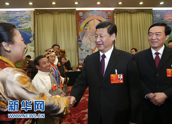 習(xí)近平：“請(qǐng)轉(zhuǎn)達(dá)我對(duì)大家的祝福，扎西德勒！”