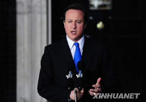 英新任首相與溫家寶通電話 稱奉行積極對華政策