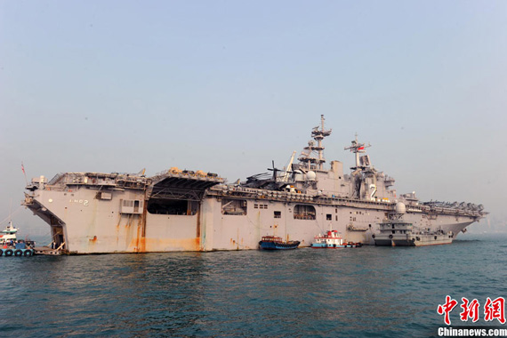 美國(guó)軍艦低調(diào)訪問香港 未安排中美軍事交流活動(dòng)