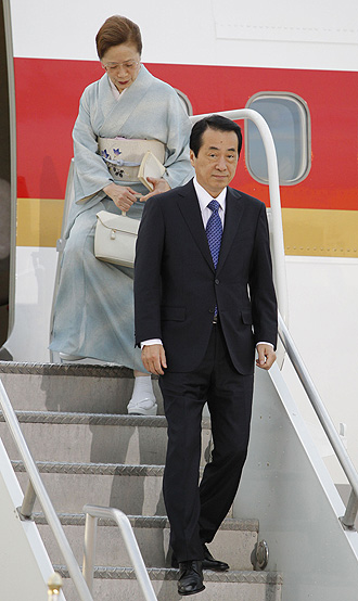 日本第一夫人稱來(lái)生不嫁菅直人 否認(rèn)丈夫?qū)⑥o職