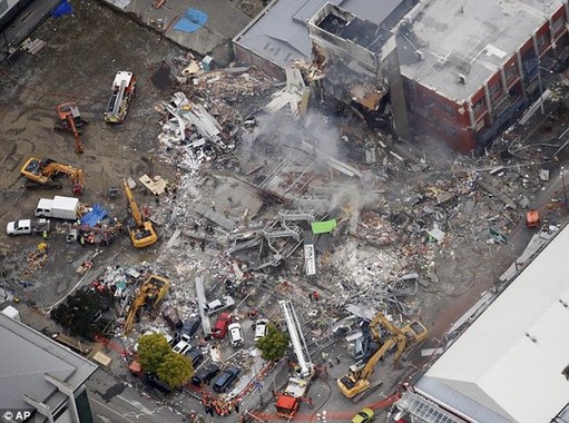 新西蘭大地震遇難人數(shù)升至145人 逾200人失蹤