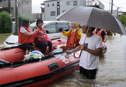 超強臺風(fēng)“洛克”登陸日本 已造成4人死亡