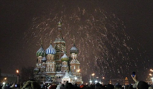 悉尼炫彩焰火、時代廣場倒計(jì)時 世界各地喜迎新年