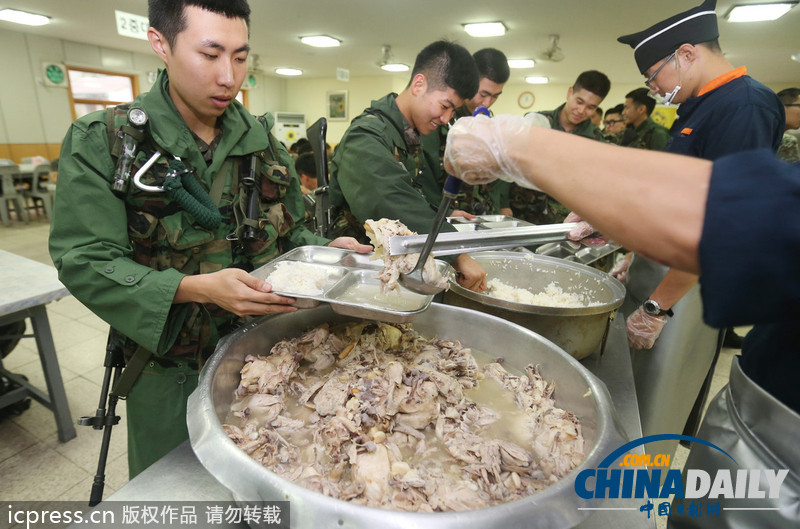 美味大補超幸福！韓國陸軍訓練食譜加入鮑魚參雞湯
