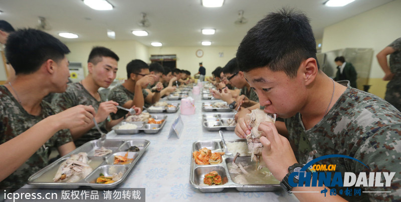 美味大補超幸福！韓國陸軍訓練食譜加入鮑魚參雞湯