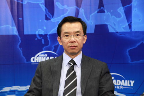 外交部非洲司司長盧沙野作客中國日報網(wǎng)