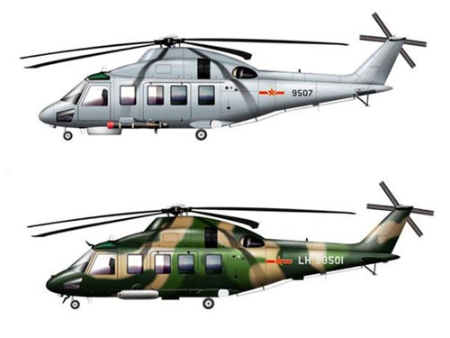 中歐聯(lián)合制造直15中型直升機(jī) 預(yù)計(jì)2009年首飛