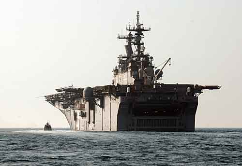 美軍“奇爾沙治”號兩棲攻擊艦完成海試
