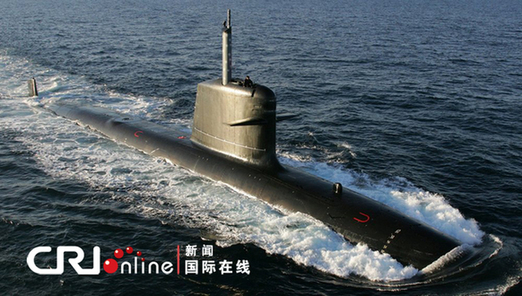 馬來西亞最新型潛艇亮相國際防務(wù)展