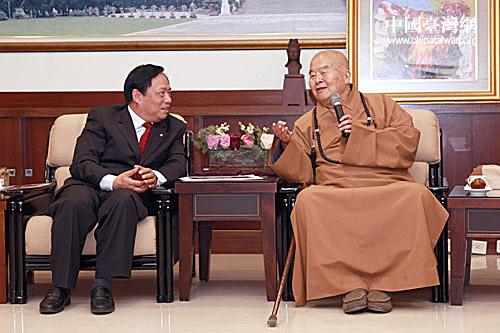 全國臺聯(lián)會長梁國揚(yáng)參訪佛光山拜會星云法師