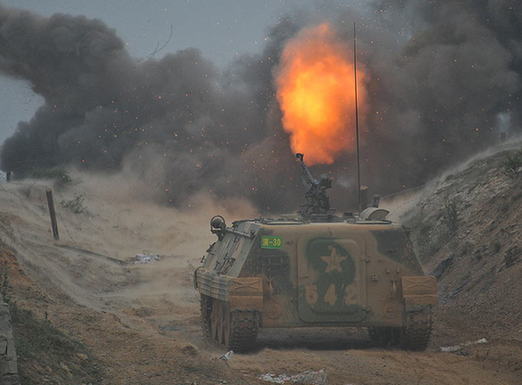難得一見：我軍先進(jìn)掃雷裝備威力巨大[組圖]