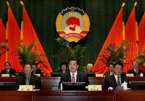 政協(xié)十屆常委會(huì)第十三次會(huì)議在京舉行 賈慶林主持 