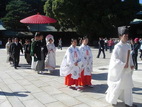 日本人最愛到明治神宮結(jié)婚