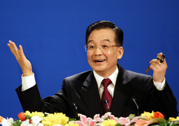 溫家寶總理答中外記者提問實(shí)錄