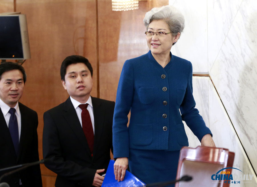 十二屆全國人大二次會議舉行新聞發(fā)布會 傅瑩答記者問