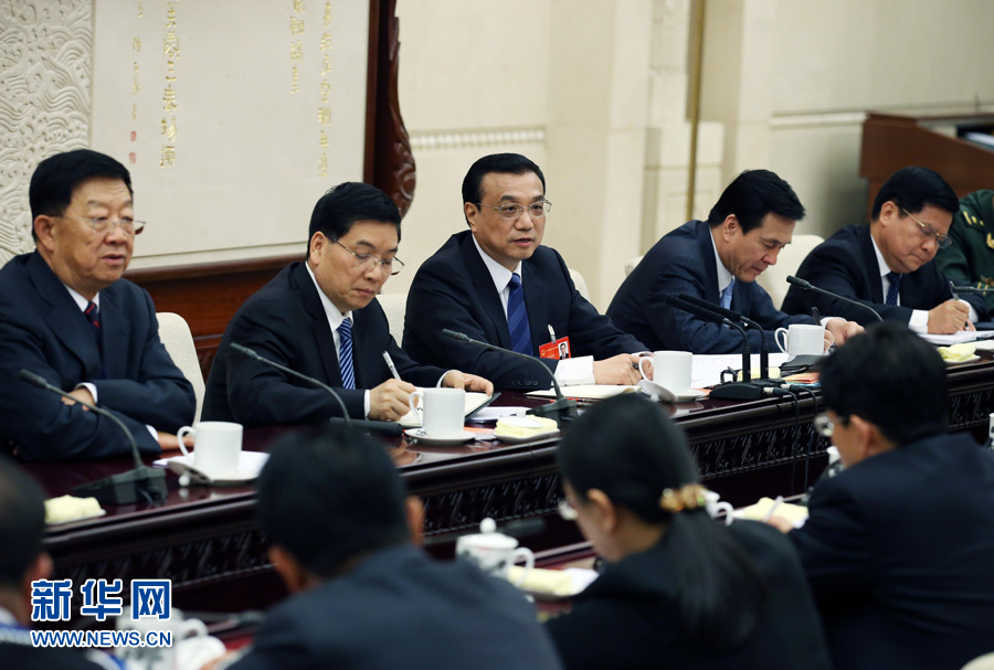 習(xí)近平等分別參加全國人大會(huì)議一些代表團(tuán)審議