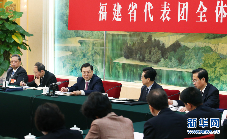 習(xí)近平等分別參加全國人大會議一些代表團審議