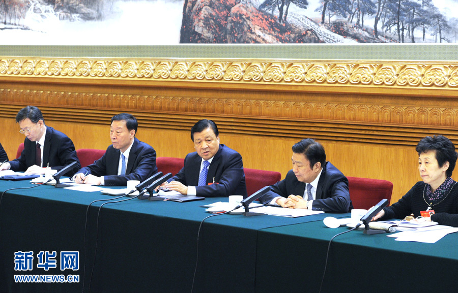 習(xí)近平等分別參加全國(guó)人大會(huì)議一些代表團(tuán)審議