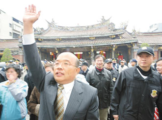 蘇貞昌今宣布選臺(tái)北市長