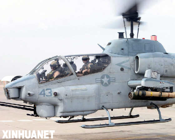 美海軍陸戰(zhàn)隊“眼鏡蛇”直升機(jī)具備初始作戰(zhàn)能力
