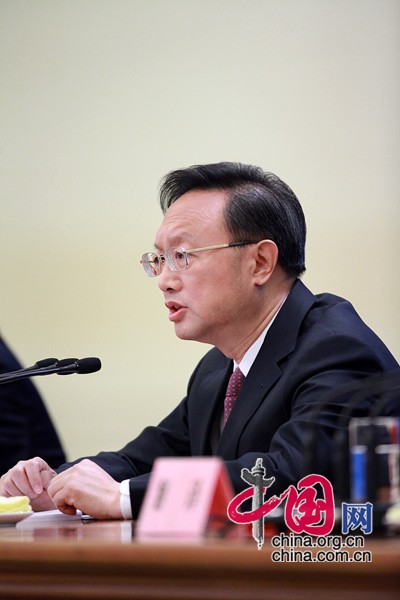 楊潔篪：希望金磚國(guó)家領(lǐng)導(dǎo)人會(huì)晤取得三方面成果