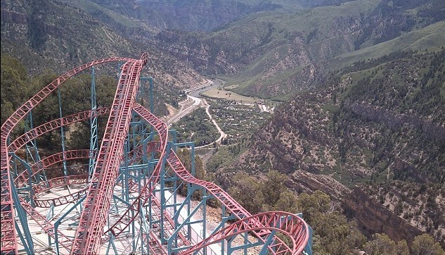 世界最高過(guò)山車落戶美國(guó) 海拔2100米懸崖體驗(yàn)“扣人心弦”