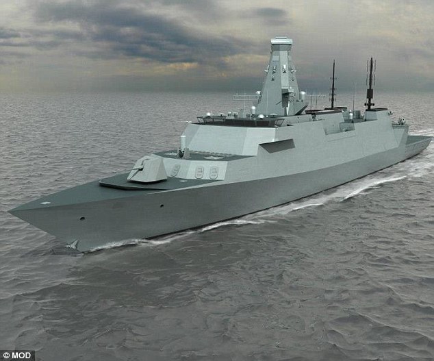 英國研制最新型隱形戰(zhàn)艦 預(yù)計2021年下水服役