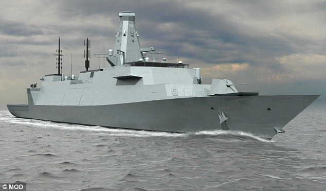 英國研制最新型隱形戰(zhàn)艦 預(yù)計2021年下水服役