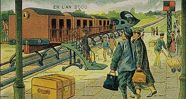 會(huì)飛的消防員、水下門球 19世紀(jì)藝術(shù)家對(duì)21世紀(jì)的“超現(xiàn)實(shí)”展望