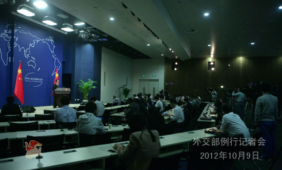外交部就敘危機、IMF年會、釣魚島問題等答問(實錄)