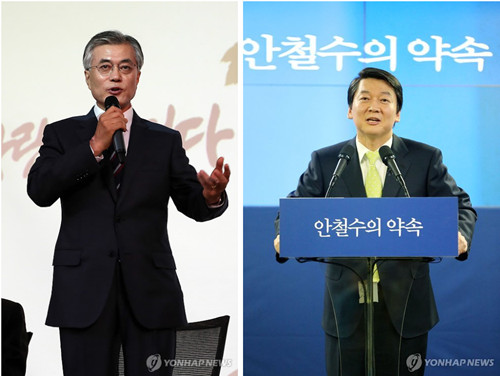 兩名韓國總統(tǒng)候選人商定舉行電視辯論