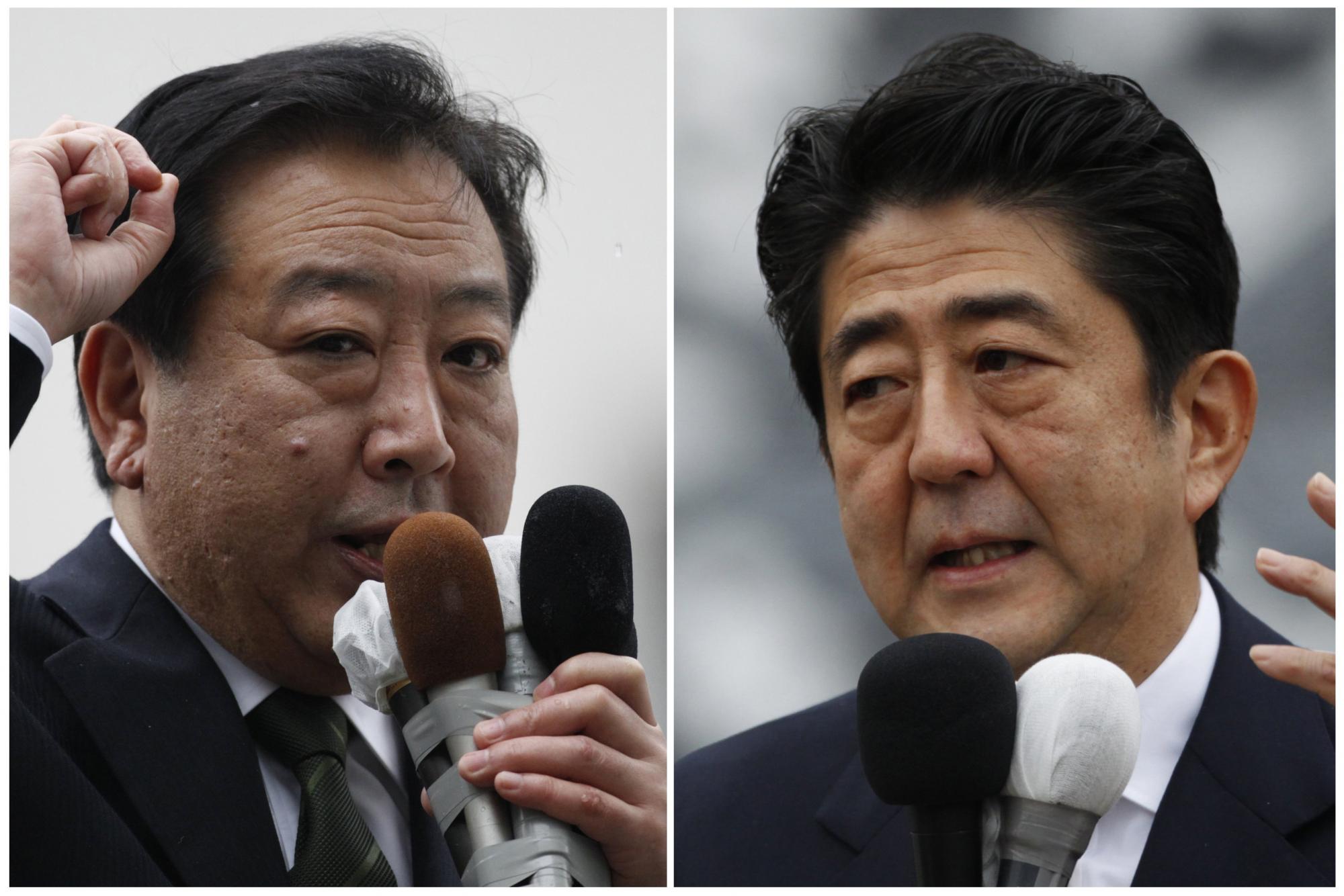日本眾議院大選拉開戰(zhàn)幕 野田、安倍、石原亮相造勢