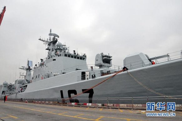 海軍深圳號驅(qū)逐艦抵達(dá)深圳 26日將對公眾開放