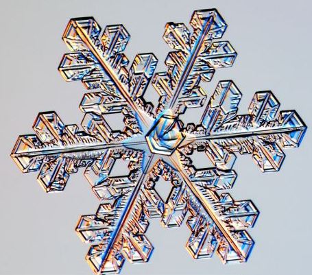 怎一個美字了得！美國科學(xué)家?guī)闶フQ看雪花(圖)