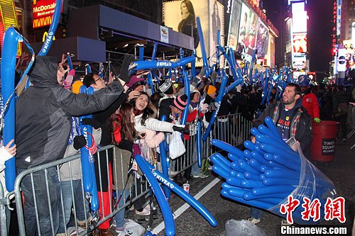 中國文化元素再度綻放美國紐約新年慶典