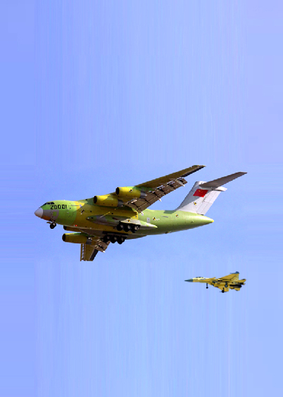 高清：網友制作國產運20空投武器CG圖