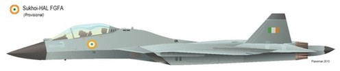 印度展示國產(chǎn)機身加長版中型五代戰(zhàn)機方案