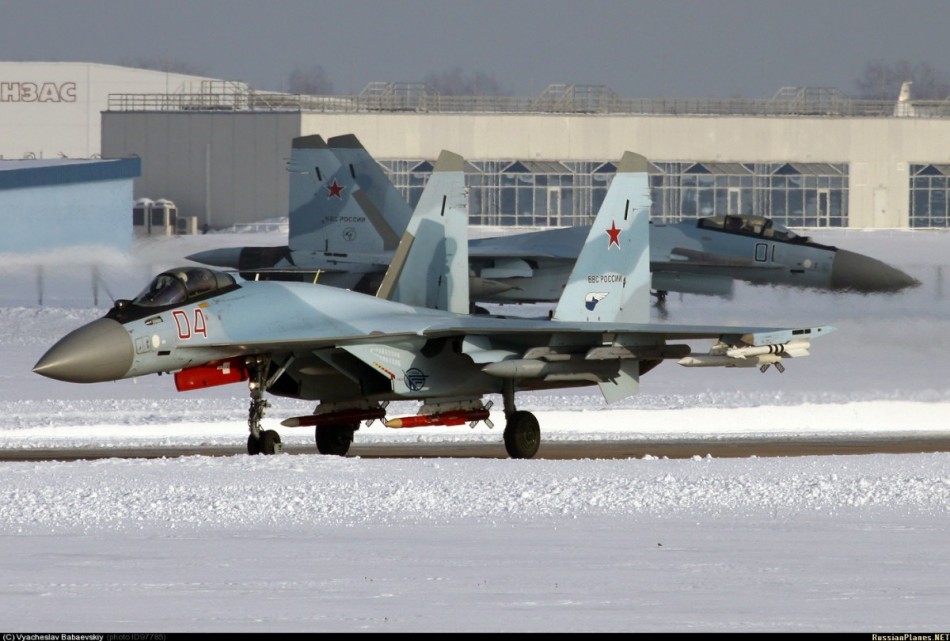 首見俄空軍蘇-35S滿外掛與T-50同場亮相